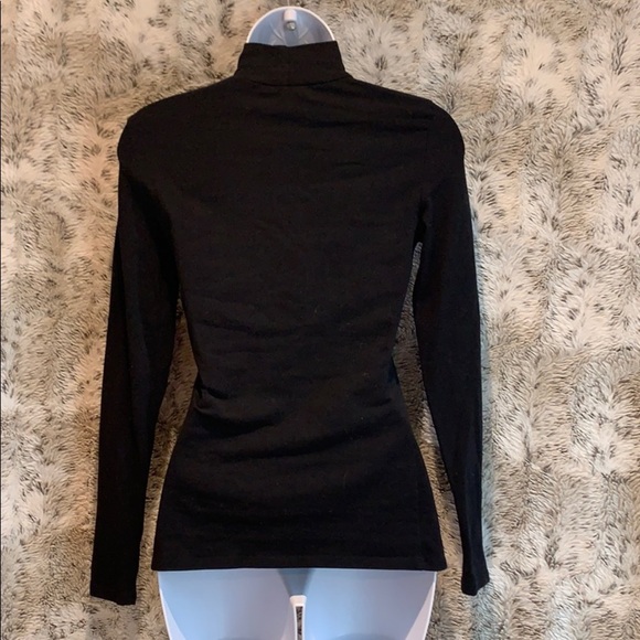 Boston Proper Black Turtle Neck - Picture 3 of 7